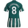 Maillot de Supporter Manchester United Bruno Fernandes 8 Extérieur 2023-24 Pour Femme